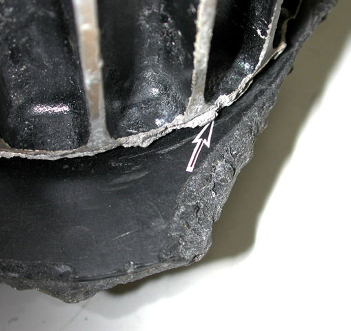 Recovered fan - Exhibit 1-2467 - motor housing