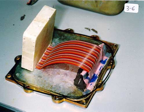 Internal solid state memory module encased in foam