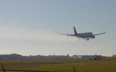 Appendix A Photo 2 - Visible Fuel Leak from Flight ACA216