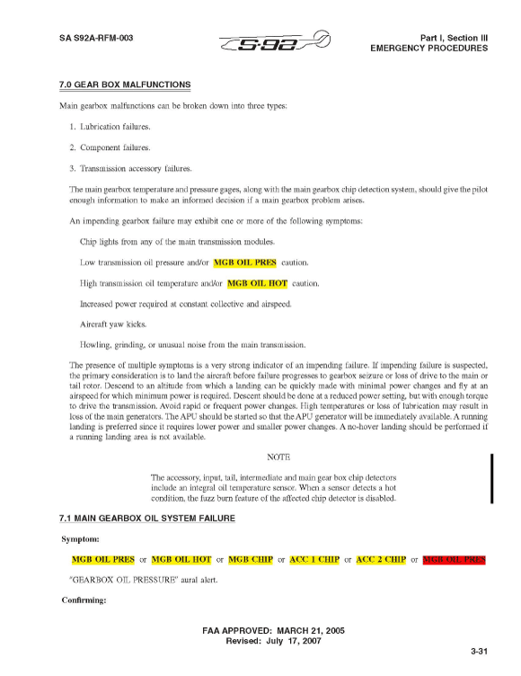 Appendix D - S-92A MGB Malfunction from RFM (page 4)