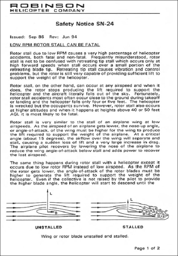 Appendix D - Safety Notice SN-24