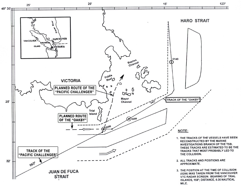 Sketch of the occurrence area
