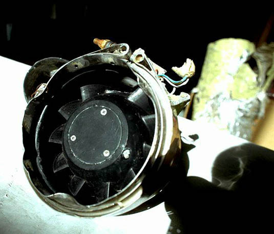 Ventilateur de refroidissement du compartiment avionique - carénage de la roue