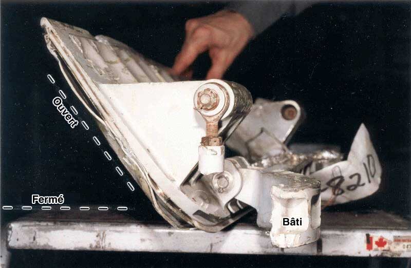 Vue du chant de la trappe arrière